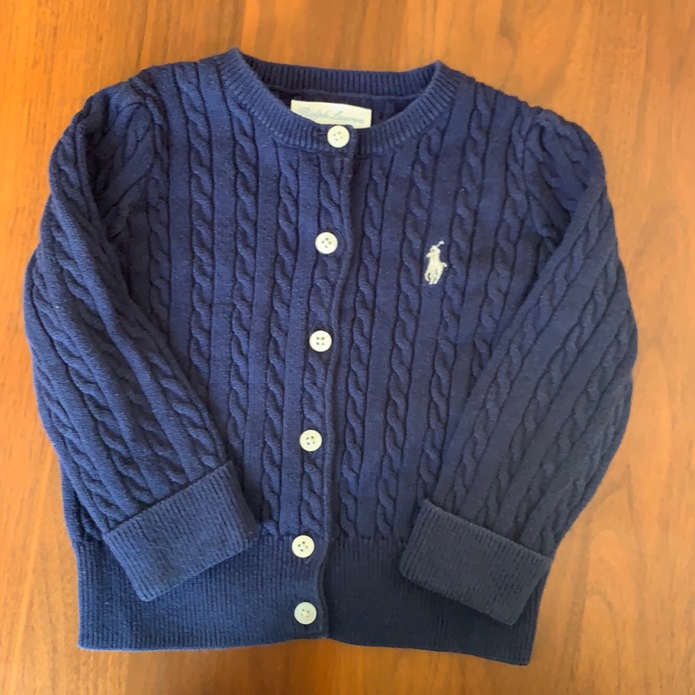 Polo Ralph Lauren 12 months girl knitted sweater girl